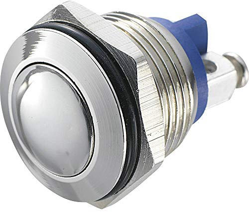 TRU COMPONENTS 701271 GQ 16B-N Vandalismusgeschützter Drucktaster 48 V/DC 2 A 1 x Aus/(Ein) tastend IP65 1 St.