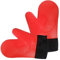 PREMYO Ofenhandschuhe Hitzebeständig Silikon - Topflappen Set Topfhandschuhe - Schutz vor Verbrennungen Rot