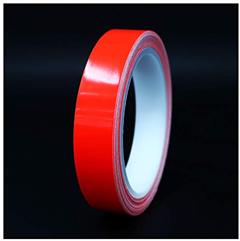 Finest Folia 10m Strisce adhesive decorative per auto moto barca e modellismo in vari colori autoadesive Lunghezza (20mm, Rosso neon)