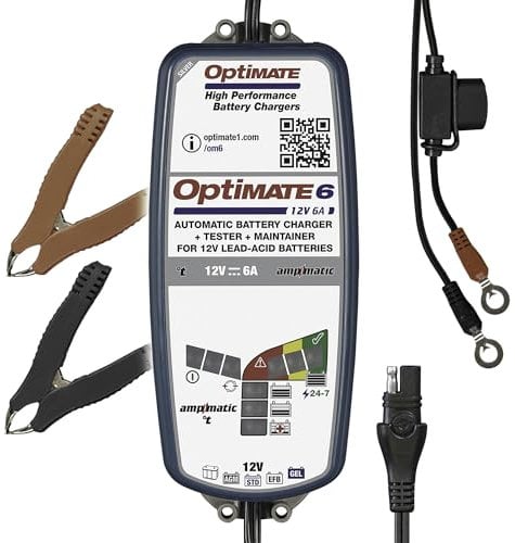 OptiMate 6 AmpMatic 6 Amp Automatic Smart Motorcycle Car Battery Charger