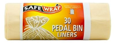 Safewrap 30 Pedal Bin Liners 12L