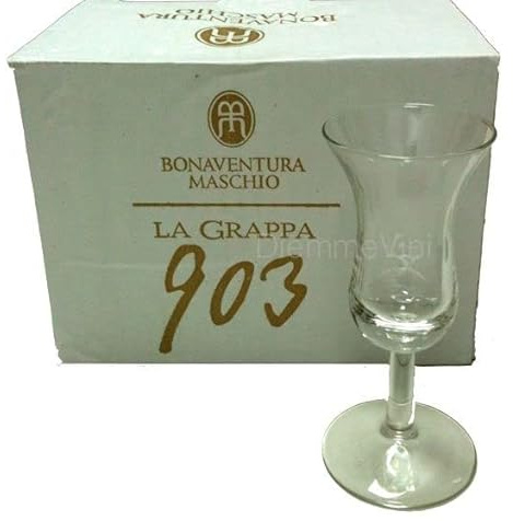 SET 6 BICCHIERI GRAPPA 903 - MASCHIO - Vetro - liquor cup - tazzina - tumblers - Casa