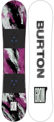 Burton Kinder Grom Snowboard, Violett/Blaugrün, 120 cm