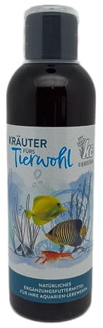 KE Aquarium 200ml - Kräuter-Fermentation für alle Aquarien-Lebewesen, für die Wasserqualität, gegen Mulm, für EIN farbenfrohes Aquarium