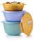 Tupperware Essentials Store, Serve & Go großes 3-teiliges Schüssel-Set, Lebensmittelaufbewahrung, langlebiger und tragbarer Behälter, ideal zum Zubereiten und Servieren, hält Lebensmittel frisch,