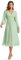 Ever-Pretty Bridesmaid Dresses for Women V Neck Midi Long Sleeve Wedding Guest Dresses Mint Green 16