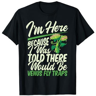 Venus Fly Trap Plant Soil Plants Live Seeds Venus Fly Trap T-Shirt