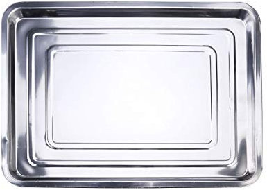 UTHCLO Blechwanne Rechteckig Grillpfanne Kuchenform Ofenblech Wasserpfannen Für Chafing Dishes Plätzchenblätter Backblech Quadratisch Auflaufform Toaster Ofenpfanne Backform Antihaft