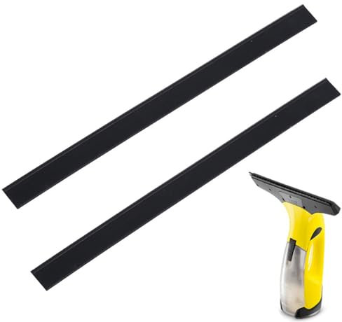 ZXUPOI 2 Pcs Labio para aspiradora de Ventana Ancable 280 mm Labios de Repuesto para aspiradora de Ventana con batería Goma compatibles con WV1 WV2 WV5 WV50 WV55 WV60 WV75