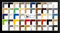 Multicolore Bilderrahmen Posterrahmen Puzzlerahmen 40x120 cm Schwarz matt 120x40 cm mit weisser Rückwand und klarem Acrylglas