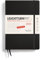 LEUCHTTURM1917 370593 Tageskalender Medium (A5) 2025, Schwarz, Deutsch
