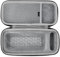 GEEKRIA Shield Speaker Case Compatible with Bose New SoundLink Flex 2nd Gen, Bose SoundLink Flex Case Cover, Replacement Hard Shell Portable Speaker Protective Carrying Bag (Dark Grey)