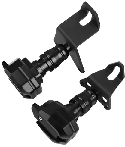 DKPMWD Sturzpads Motorrad Für CBR650R Für CB650R 2014-2023 Fallende Schutz Rahmen Slider Verkleidung Schutz Crash Pad Protector Für CBR 650R Für CB 650R Für CB 650R Motorrad Rahmen(Schwarz)