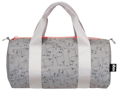 LOQ I Reisetasche/Weekender Mini MOOMI N Pattern Reflective cm 30x15, grün, Zeitgenössisch