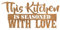 codiarts. Deko-Wandpaneel Holz | Botschaften und Sprüche für ein positives Ambiente | Laser geschnitten (09 Kitchen Love Oak, M - 3mm)