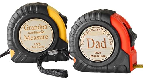 Maßband Mit Individueller Gravur For Papa, Niemand Misst Personalisiertes Maßband, Personalisierte Geschenke For Papa, Opa, Schreiner, Vatertag, Abschlussfeier, Ehemann
