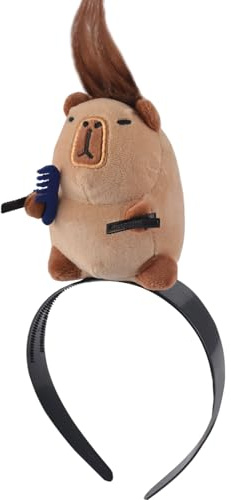 MUNSKT Bandeau En Peluche Animée Avec Clip À Franges Mignon, Accessoire Amusant Et Pratique Pour Festivals, Maquillage, Et Moments Festifs, Parfait Pour Les Enfants Et Les Adultes