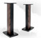 OUUTMEE Lot de 2 Pieds D'Enceintes en Bois, Supports de Haut-parleurs Robustes pour Enceintes de Bibliothèque et Satellites, Support D'enceinte de Sol Jusqu'à 50KG (90CM)