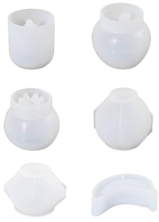 6pcs Pear Pfirsich Zitronenfruchtförmige Silikonformen Epoxidharz Silikonformen Für Kerzenseife Künstliche Fruchtmodelle