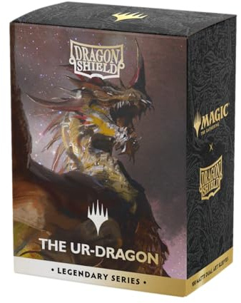 Dragon Shield | Matte Dual Art Sleeves | MTG Legendary Series | 100 CT - Smooth & Tough Premium TCG Sleeves | Compatible with Pokemon, One Piece & Magic the Gathering | The Ur-Dragon