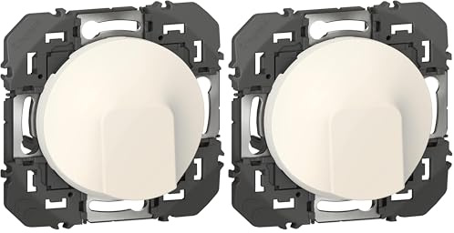 LEGRAND | Sortie De Câble Blanche, Dooxie, Compatible Avec Plaques De Finition, Idéale Pour Convecteurs Électriques, Installation Encastrée (Lot de 2)