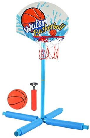 Manolyee Panneau de Basket pour Piscine,Ballon de Jeu Aquatique,Jeu de Basket Gonflable - pour Activités Intérieures, Extérieures, Jardin, Fêtes, Bord de Piscine