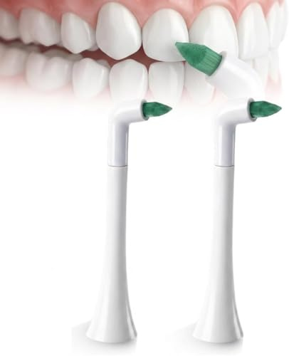 Lot de 2 Têtes de Brosse à Dents Interdentaire pour Philips Sonicare
