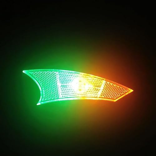 HEIBTENY Wiederaufladbare Speichenlichter für Bewegungsmelder, LED-Radlichter mit 20 Stunden Laufzeit, hohe Helligkeit, Fahrrad-Dekoration für Mountainbikes, Nachtfahrten