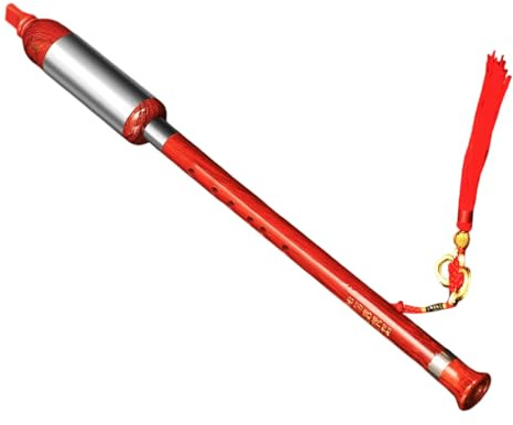 Flexibles vertikales Rohr-Musikinstrument für Anfänger, glatte Benutzerfreundlichkeit, flexible Kreation, rostfreier Kolophonium-Körper, ergonomisch, dicht, Planlicht, Bawu für Reisen