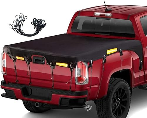 xssfc Bâche Benne Tissu Oxford Camionnette pour Fiat Fullback 2015-2019, Couverture Lit Camionnette Imperméable Bâche Caisse Camion pour Pickup,177 * 185CM