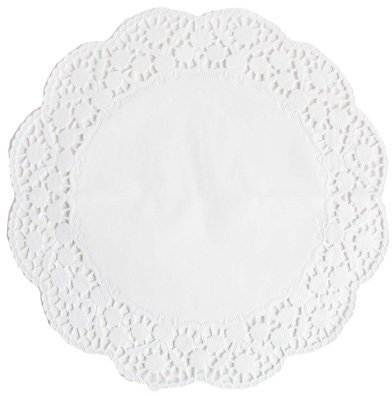 Heku NEU Tortenspitzen weiß, 6 Stück, Ø 36 cm