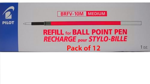 Pilot Pen Ersatzminen für Frixion-Tintenroller, 0,7-mm-Spitze, Rot, 3 Stück