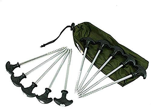 10 bivvy pegs in a case