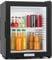 KLARSTEIN Nevera Pequeña Silenciosa, Mini Neveras para Habitación, Bajo Consumo, Puerta de Cristal, Frigoríficos Pequeños Temperatura 12 to 18 °C, Neveras Pequeñas de 24L, Minibar 1 Estante, Negro