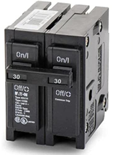 EATON CORPORATION BR230 Circuit Breaker, Black