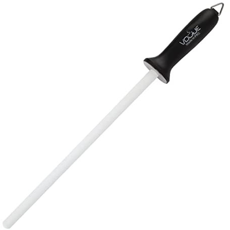 Vogue Ceramic Steel Knife Sharpener 30.5cm - Professional Honing Sharpening Rod GG002