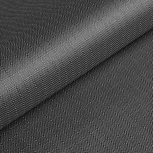 Ripstop Gewebe - 5 x 5 mm - winddichter wasserdichter beschichteter Stoff - Polyester - Meterware - grau