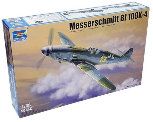 Trumpeter 02299 - Modellbausatz Messerschmitt BF 109K-4, Mittel, Weiss/Opulenter Garten