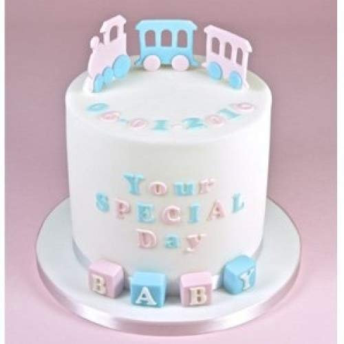 FMM Upper and Lower Case Art Deco Letters & Numbers Cutters Set by FMM Sugarcraft