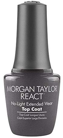 Morgan Taylor React - Top Coat 0.5oz, 15 ml