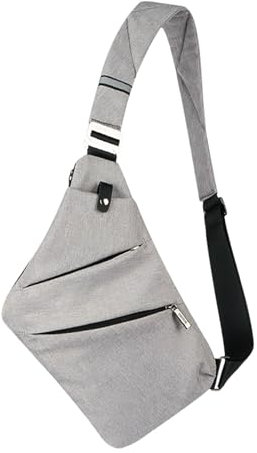 OSOCE Umhängetaschen Herren Wasserfeste Mini Bauchtasche Mehrere Taschen Schultertasche Anti-Diebstahl Sling Bag Crossbody Tasche Brusttasche für Männer und Frauen