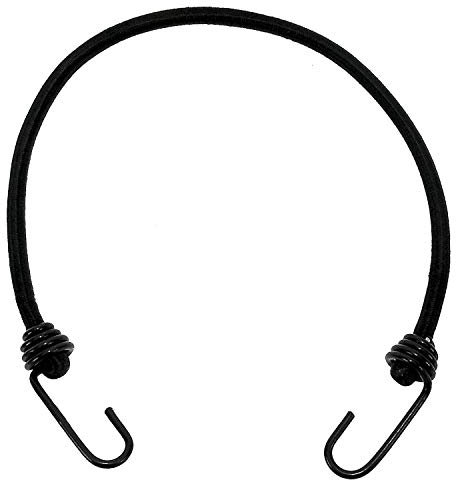 4 STK. Spanngurt Spanngummi Ø 8 mm x 60 cm, Schwarz, stabil ummantelt
