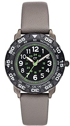 Cool Time Jungen Kinder Armbanduhr (grau)