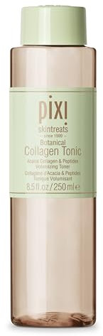 Pixi Tonique Au Collagène Botanique, Tonique Hydratant Volumateur, Enrichi En Peptides Botaniques Pour Raffermir Et Revitaliser, Tonique Hydratant Quotidien Sans Alcool, 250 Ml 8,5 Fl Oz