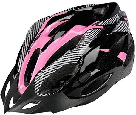 Sayla Bike Fahrradhelm, MTB Helm Erwachsene, Verstellbar Radhelm Trekking & City Rennradhelm Sportartikel Fahrradhelme Rennräder Mountain Schale Mountainbike MTB (Rose)