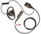 D Shape Headset Earpiece Ear hanger with PTT Mic Compatible with Motorola Mototrbo P6600 XPR3300 XPR3500 DP2400 DP2600 DEP550 DEP570 MTP3250 MTP3200 Walkie Talkie