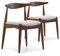 VS Venta-stock Stuhl-Set 2er Corzo Nussbaum Farbe