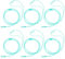Healifty 6 tubi di ossigeno ad alto flusso nasale cannula connettore standard resistente agli schiacciamenti tubi di ossigeno colori assortiti