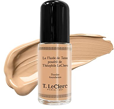 T. LeClerc Teintflüssigkeit, puderig, 03 Sandbeige, matt, vegan, dermatologisch getestet