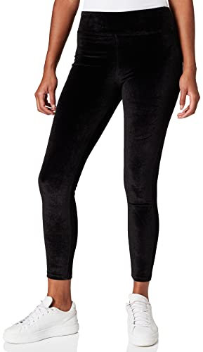Urban Classics Ladies High Waist Velvet Leggings Frauen Leggings schwarz XL